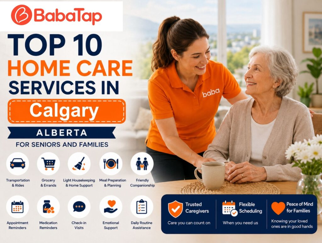Top 10 Home Care Services in Calgary, Alberta for Seniors and Families