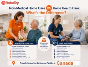 Non-Medical Home Care vs. Home Health Care: What’s the Difference?