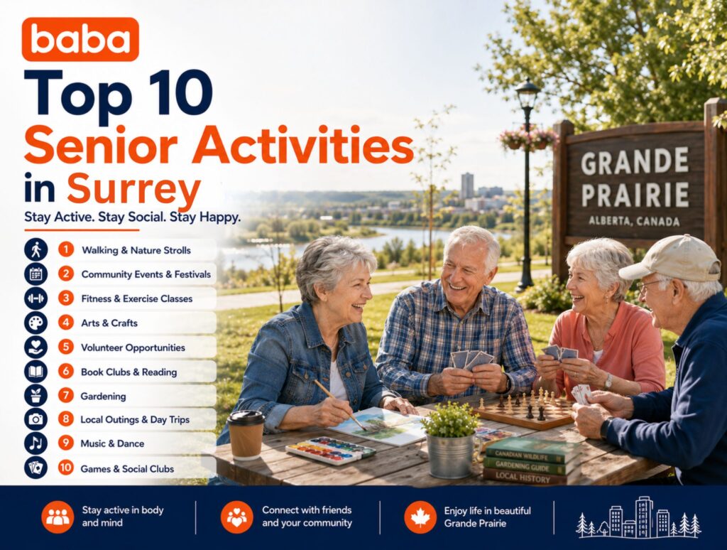 Top 10 Senior Activities in Surrey