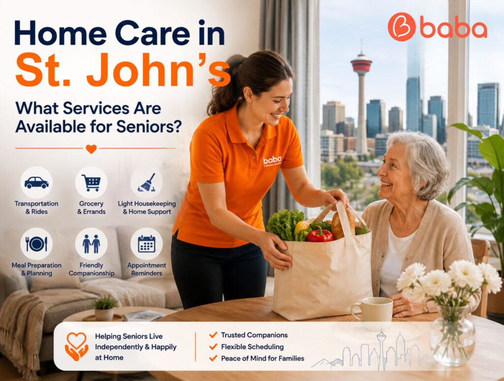 Home Care in St. John’s: What Services Are Available for Seniors?