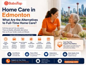 Home Care in Edmonton: What Are the Alternatives to Full-Time Home Care?
