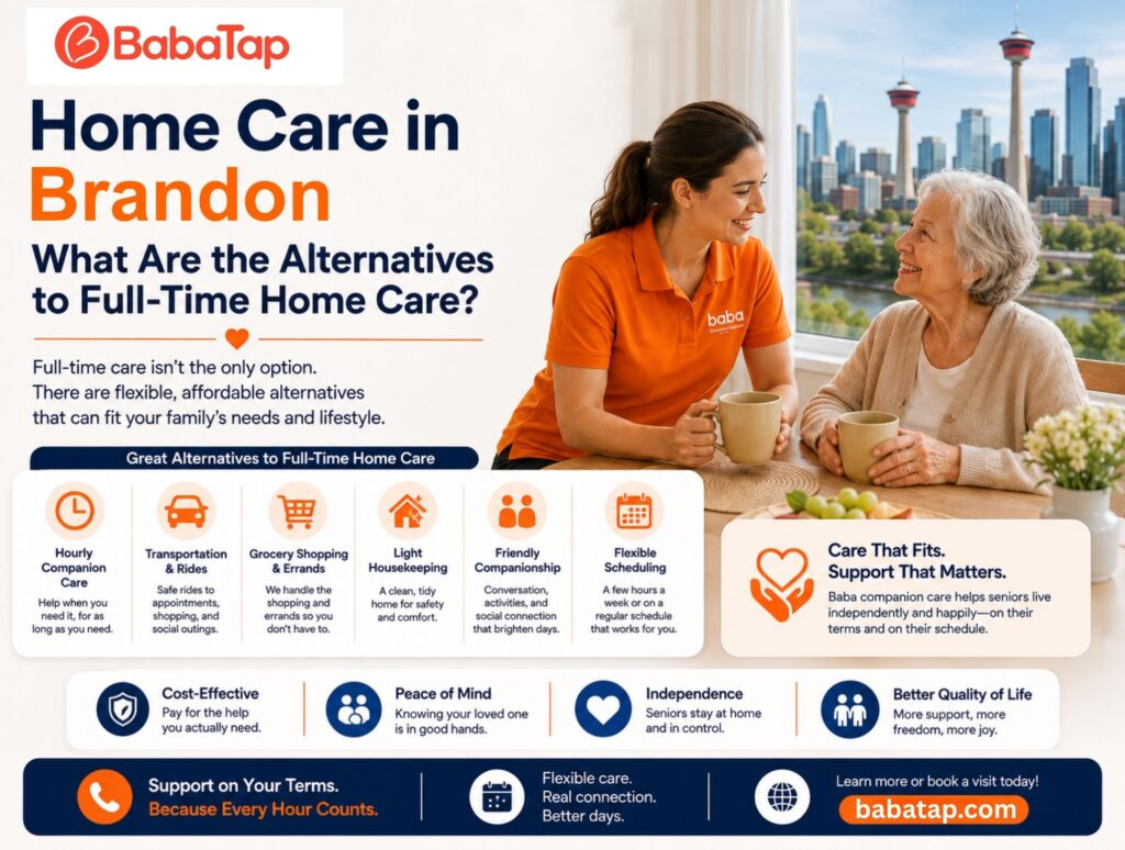 Home Care in Brandon: What Are the Alternatives to Full-Time Home Care?
