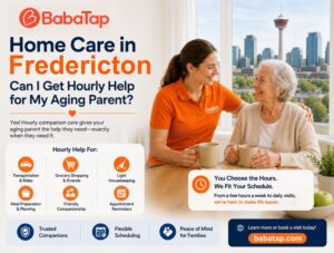 Home Care in Fredericton: Can I Get Hourly Help for My Aging Parent?