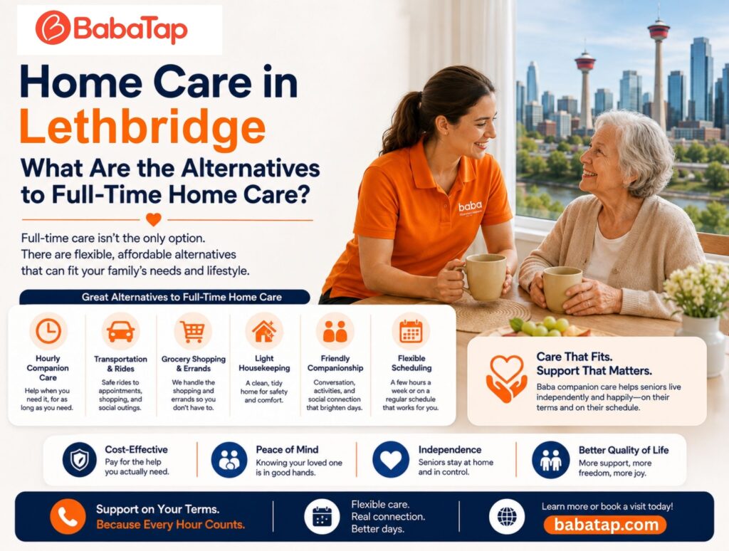 Home Care in Lethbridge: What Are the Alternatives to Full-Time Home Care?