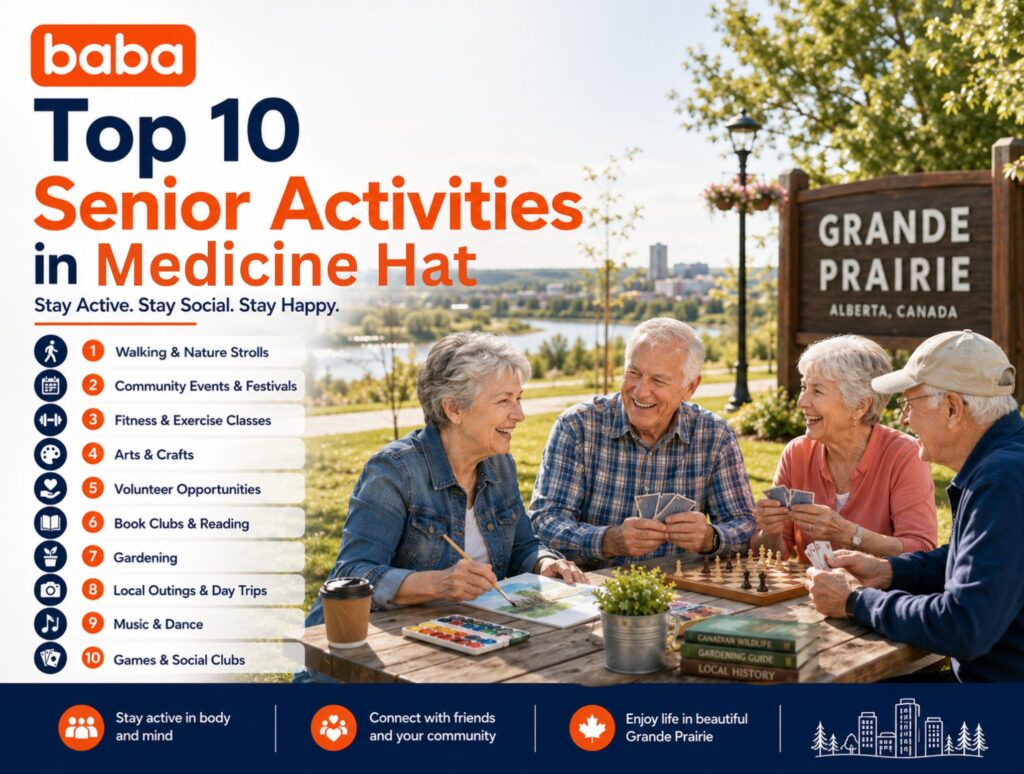 Top 10 Senior Activities in Medicine Hat