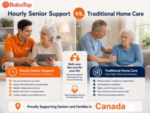 Hourly Senior Support vs. Traditional Home Care