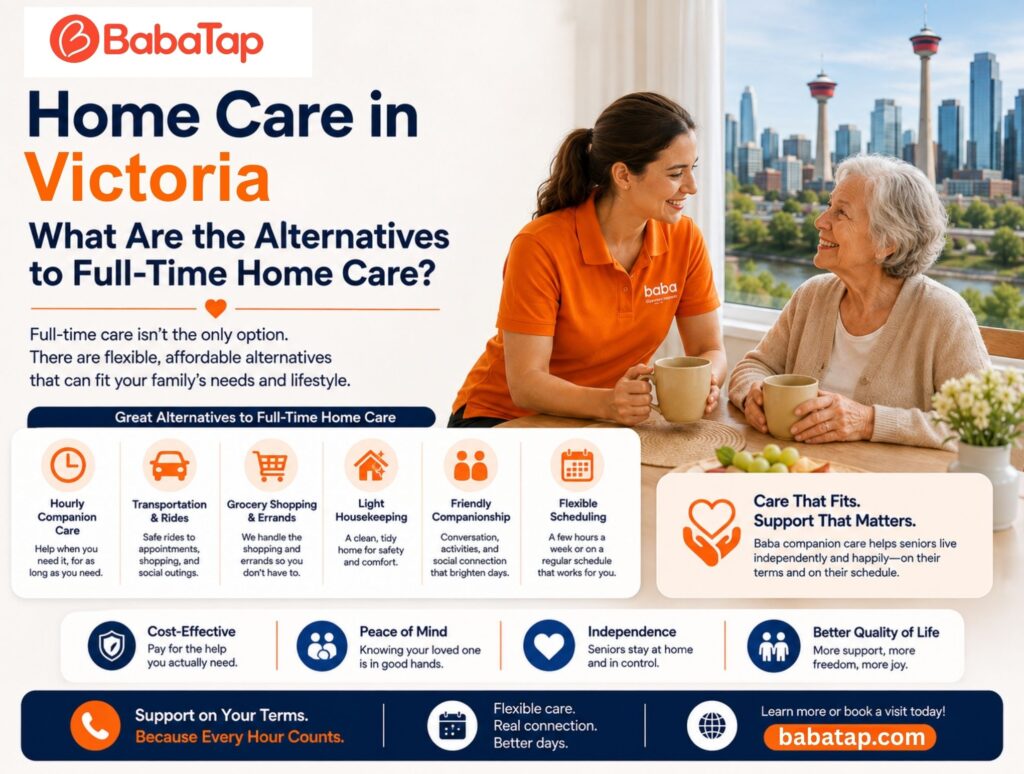 Home Care in Victoria: What Are the Alternatives to Full-Time Home Care?